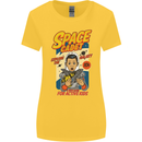Space Cadet Explore the Galaxy Astronaut Womens Wider Cut T-Shirt Yellow