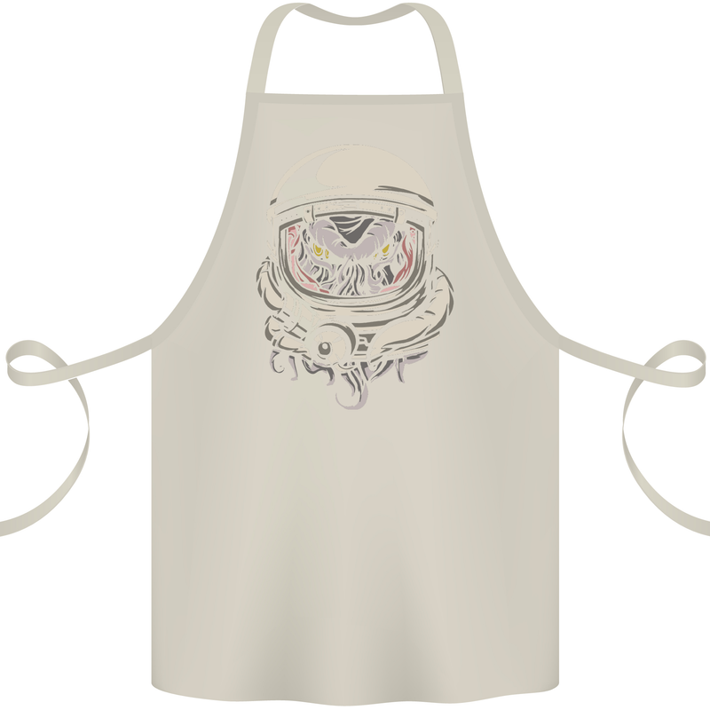Space Cthulhu Kraken Cotton Apron 100% Organic Natural