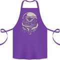 Space Cthulhu Kraken Cotton Apron 100% Organic Purple