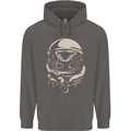 Space Cthulhu Kraken Mens 80% Cotton Hoodie Charcoal