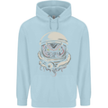 Space Cthulhu Kraken Mens 80% Cotton Hoodie Light Blue