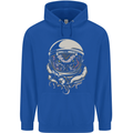 Space Cthulhu Kraken Mens 80% Cotton Hoodie Royal Blue