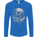 Space Cthulhu Kraken Mens Long Sleeve T-Shirt Royal Blue