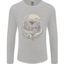 Space Cthulhu Kraken Mens Long Sleeve T-Shirt Sports Grey