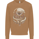Space Cthulhu Kraken Mens Sweatshirt Jumper Caramel Latte