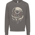 Space Cthulhu Kraken Mens Sweatshirt Jumper Charcoal