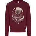 Space Cthulhu Kraken Mens Sweatshirt Jumper Maroon