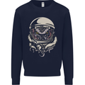 Space Cthulhu Kraken Mens Sweatshirt Jumper Navy Blue