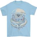 Space Cthulhu Kraken Mens T-Shirt Cotton Gildan Light Blue