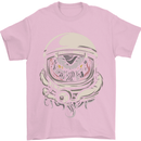Space Cthulhu Kraken Mens T-Shirt Cotton Gildan Light Pink