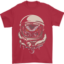 Space Cthulhu Kraken Mens T-Shirt Cotton Gildan Red
