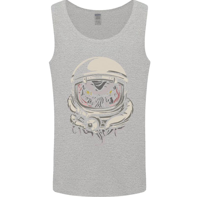 Space Cthulhu Kraken Mens Vest Tank Top Sports Grey