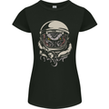 Space Cthulhu Kraken Womens Petite Cut T-Shirt Black