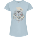 Space Cthulhu Kraken Womens Petite Cut T-Shirt Light Blue