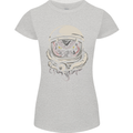 Space Cthulhu Kraken Womens Petite Cut T-Shirt Sports Grey