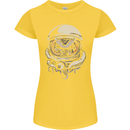 Space Cthulhu Kraken Womens Petite Cut T-Shirt Yellow