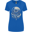Space Cthulhu Kraken Womens Wider Cut T-Shirt Royal Blue
