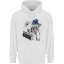 Space Ghetto Blaster Astronaut Music Childrens Kids Hoodie White