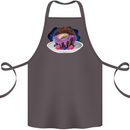Space Planet Dessert Funny Food Cotton Apron 100% Organic Dark Grey