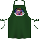 Space Planet Dessert Funny Food Cotton Apron 100% Organic Forest Green