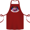 Space Planet Dessert Funny Food Cotton Apron 100% Organic Maroon