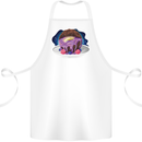 Space Planet Dessert Funny Food Cotton Apron 100% Organic White