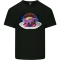 Space Planet Dessert Funny Food Kids T-Shirt Childrens Black