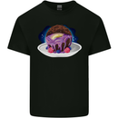 Space Planet Dessert Funny Food Kids T-Shirt Childrens Black