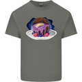 Space Planet Dessert Funny Food Kids T-Shirt Childrens Charcoal