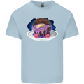 Space Planet Dessert Funny Food Kids T-Shirt Childrens Light Blue