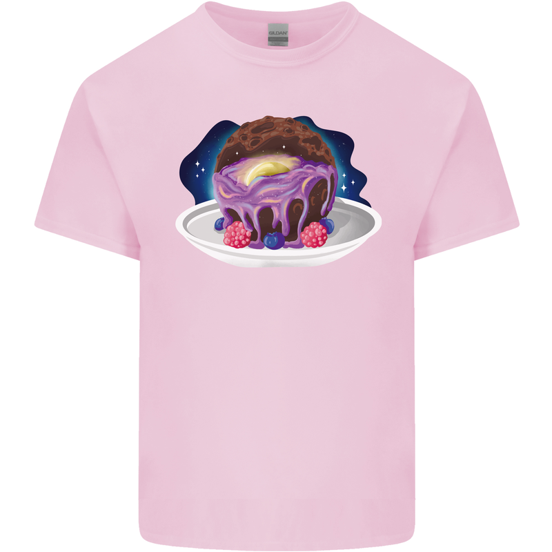 Space Planet Dessert Funny Food Kids T-Shirt Childrens Light Pink