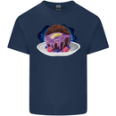 Space Planet Dessert Funny Food Kids T-Shirt Childrens Navy Blue