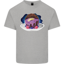 Space Planet Dessert Funny Food Kids T-Shirt Childrens Sports Grey