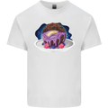 Space Planet Dessert Funny Food Kids T-Shirt Childrens White