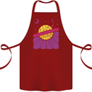 Space Revolution Universe Astronaut 60's Cotton Apron 100% Organic Maroon