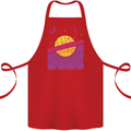 Space Revolution Universe Astronaut 60's Cotton Apron 100% Organic Red