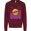 Space Revolution Universe Astronaut 60's Kids Sweatshirt Jumper Maroon