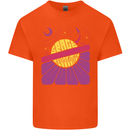 Space Revolution Universe Astronaut 60's Kids T-Shirt Childrens Orange