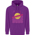 Space Revolution Universe Astronaut 60's Mens 80% Cotton Hoodie Purple