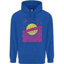 Space Revolution Universe Astronaut 60's Mens 80% Cotton Hoodie Royal Blue