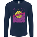 Space Revolution Universe Astronaut 60's Mens Long Sleeve T-Shirt Navy Blue