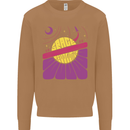 Space Revolution Universe Astronaut 60's Mens Sweatshirt Jumper Caramel Latte