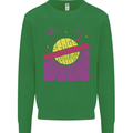 Space Revolution Universe Astronaut 60's Mens Sweatshirt Jumper Irish Green