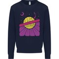 Space Revolution Universe Astronaut 60's Mens Sweatshirt Jumper Navy Blue