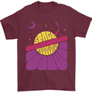 Space Revolution Universe Astronaut 60's Mens T-Shirt Cotton Gildan Maroon