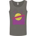 Space Revolution Universe Astronaut 60's Mens Vest Tank Top Charcoal