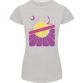 Space Revolution Universe Astronaut 60's Womens Petite Cut T-Shirt Sports Grey