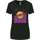 Space Revolution Universe Astronaut 60's Womens Wider Cut T-Shirt Black