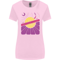 Space Revolution Universe Astronaut 60's Womens Wider Cut T-Shirt Light Pink