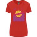 Space Revolution Universe Astronaut 60's Womens Wider Cut T-Shirt Red